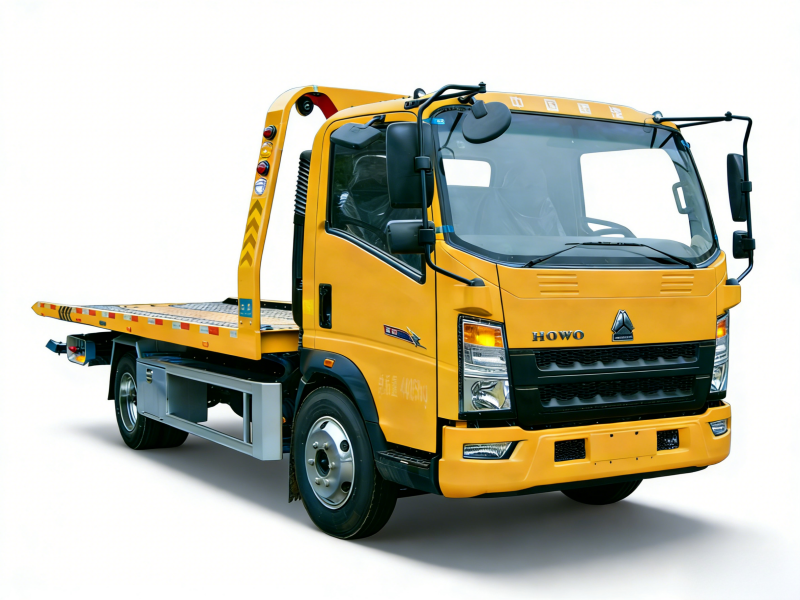 SINOTRUK HOWO 4X2 Wrecker Flatbed Wrecker Tow Truck