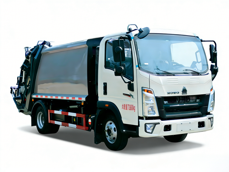 6CBM HOWO 4X2 Garbage Compactor Truck