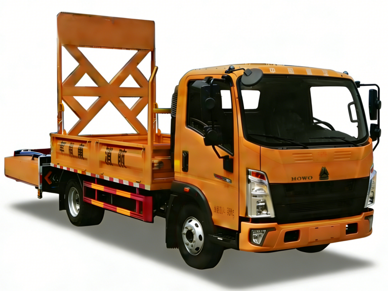 HOWO 4×2 Crash Cushion Vehicle for Road Safety Protection