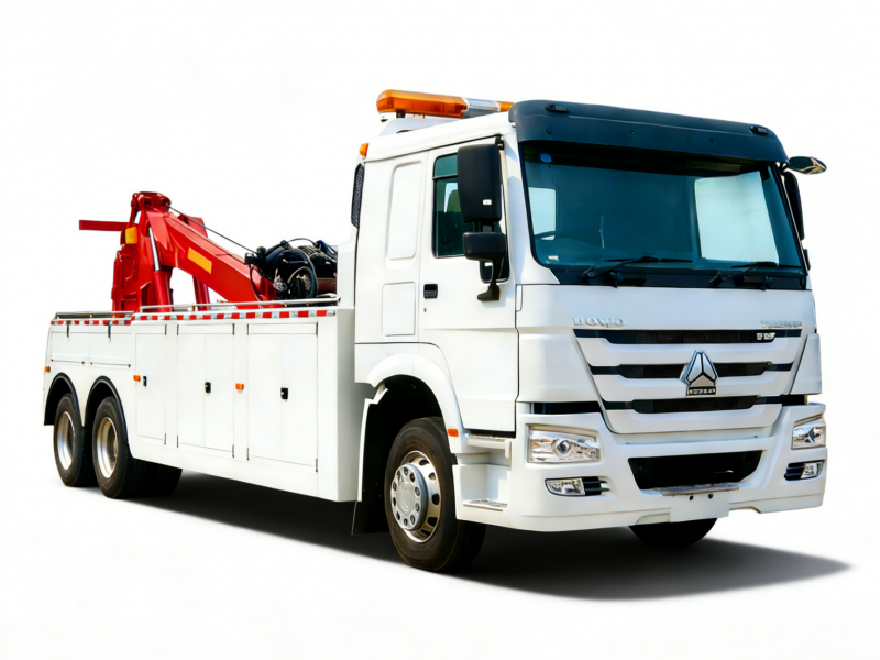 Sinotruk HOWO 6X4 Emergency Towing Crane Wrecker Tow Truck