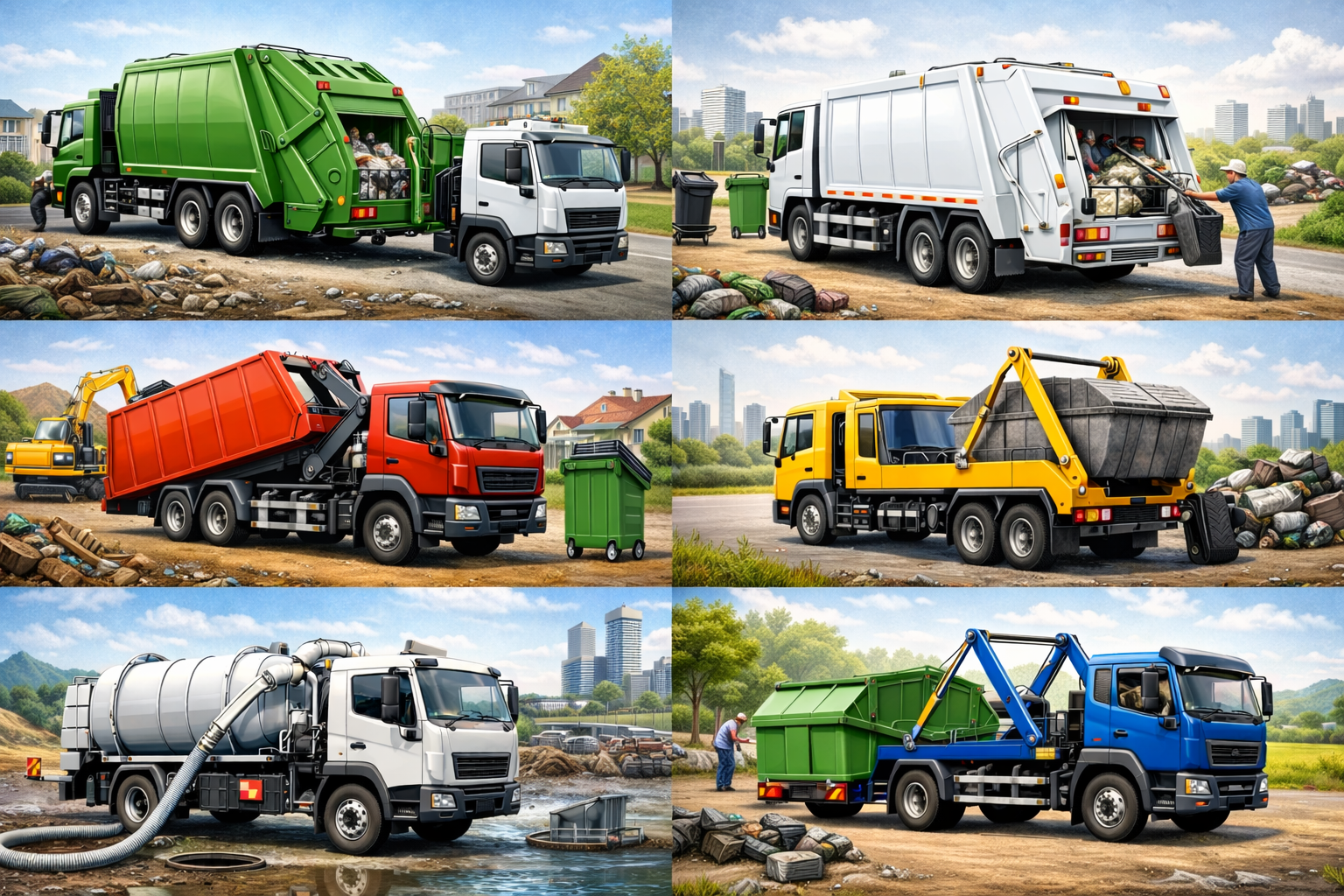 Types of Garbage Trucks: Uses, Applications, and Key Advantages